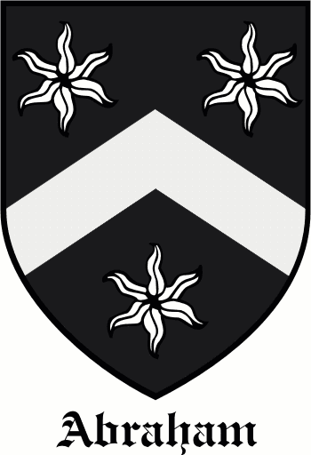 ABRAHAM family crest ABRAHAM family crest
