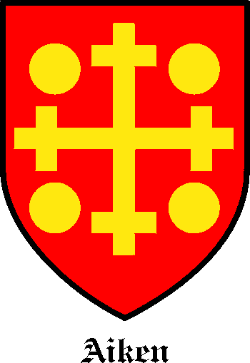 AIKEN family crest AIKEN family crest