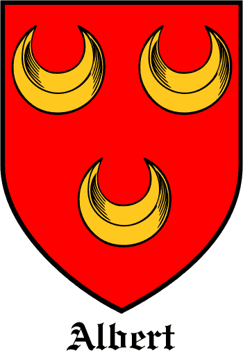 ALBERT family crest ALBERT family crest