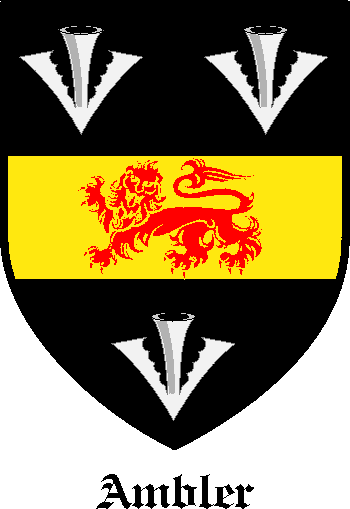 AMBLER family crest AMBLER family crest