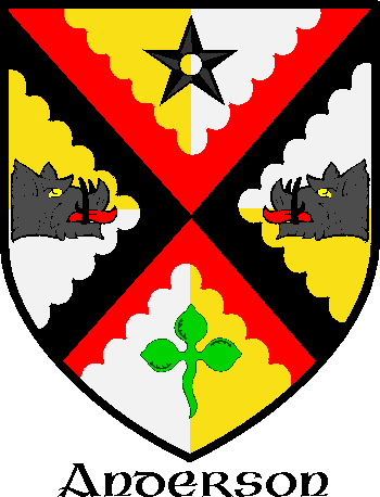 ANDERSON family crest ANDERSON family crest