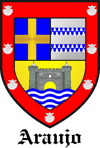 ARAUJO family crest ARAUJO family crest