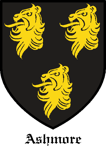 ASHMORE family crest ASHMORE family crest