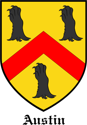 AUSTIN family crest AUSTIN family crest