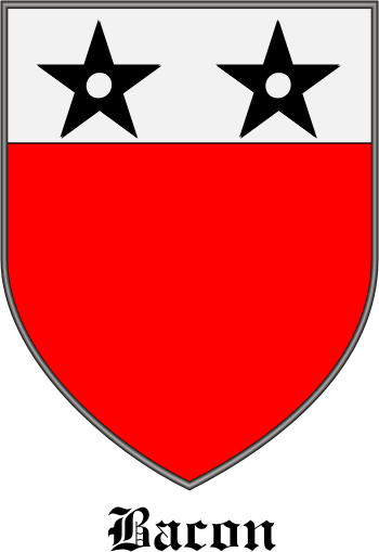 BACON family crest BACON family crest