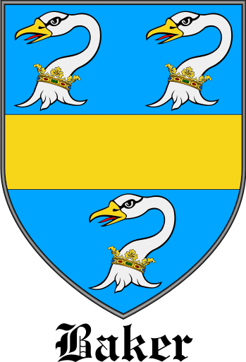 BAKER family crest BAKER family crest