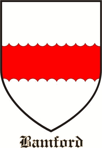 BAMFORD family crest BAMFORD family crest