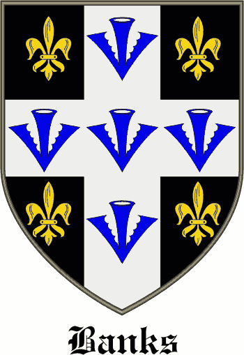 BANKS family crest BANKS family crest