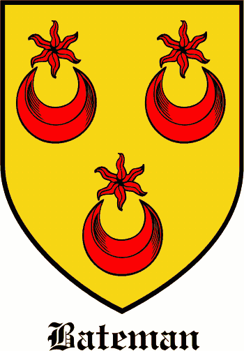 BATEMAN family crest BATEMAN family crest