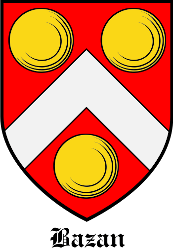 BAZAN family crest BAZAN family crest
