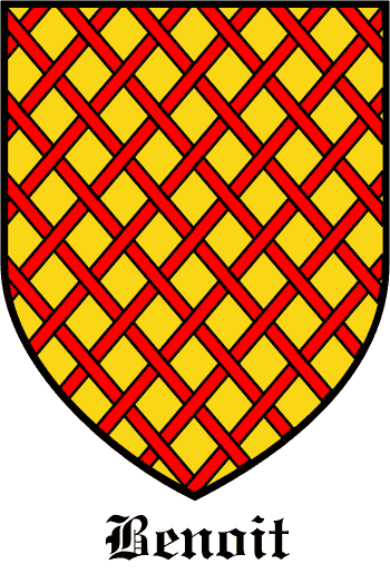 BENOIT family crest BENOIT family crest