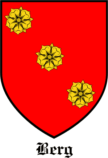 BERG family crest BERG family crest