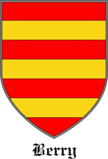 BERRY family crest BERRY family crest