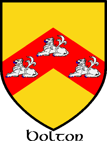 BOLTON family crest BOLTON family crest