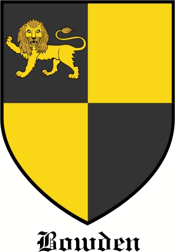 BOWDEN family crest BOWDEN family crest