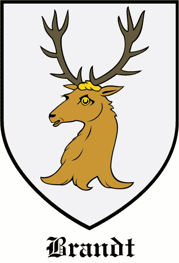 BRANDT family crest BRANDT family crest