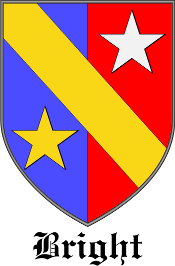 BRIGHT family crest BRIGHT family crest