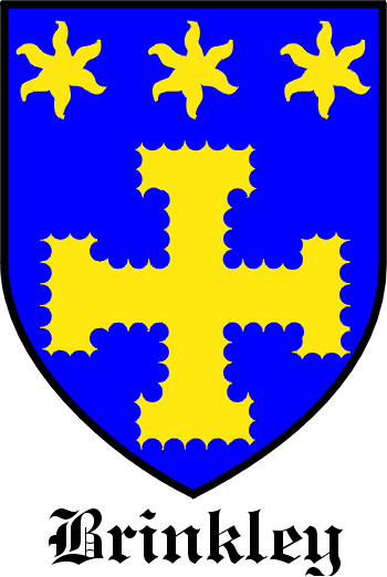 BRINKLEY family crest BRINKLEY family crest