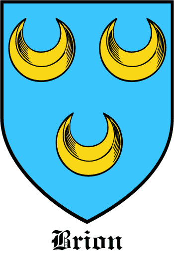 BRION family crest BRION family crest