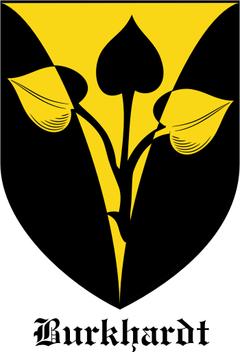 BURKHARDT family crest BURKHARDT family crest