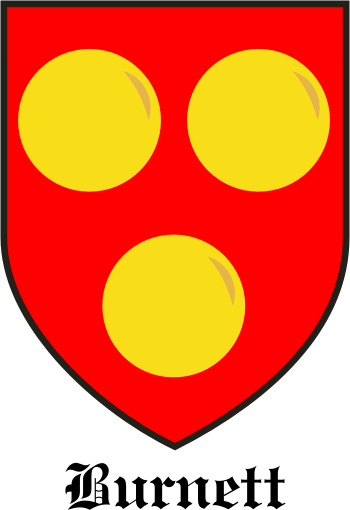 BURNETT family crest BURNETT family crest