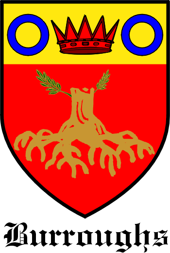BURROUGHS family crest BURROUGHS family crest