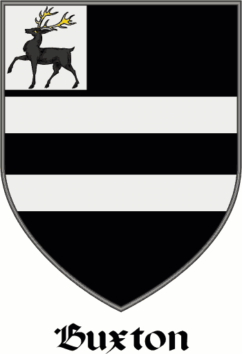 BUXTON family crest BUXTON family crest
