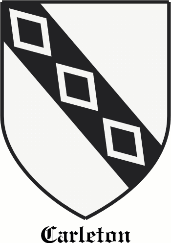 CARLETON family crest CARLETON family crest