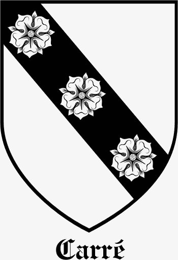 CARRE family crest CARRE family crest