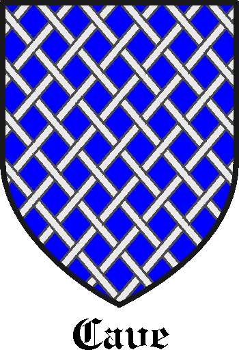CAVE family crest CAVE family crest