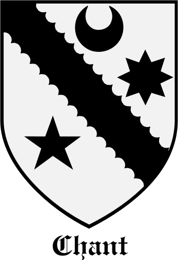 CHANT family crest CHANT family crest