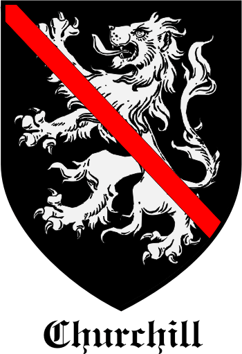 CHURCHILL family crest CHURCHILL family crest