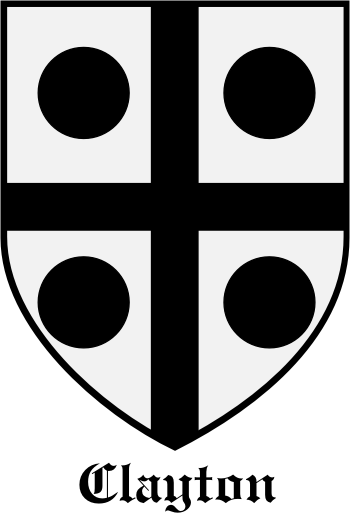CLAYTON family crest CLAYTON family crest