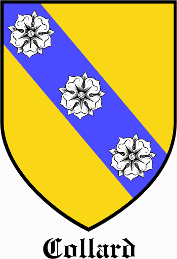 COLLARD family crest COLLARD family crest