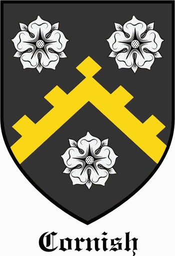 CORNISH family crest CORNISH family crest