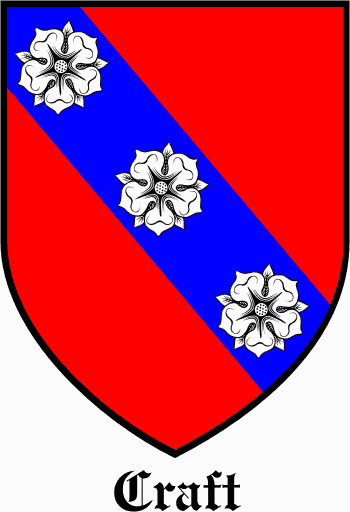 CRAFT family crest CRAFT family crest