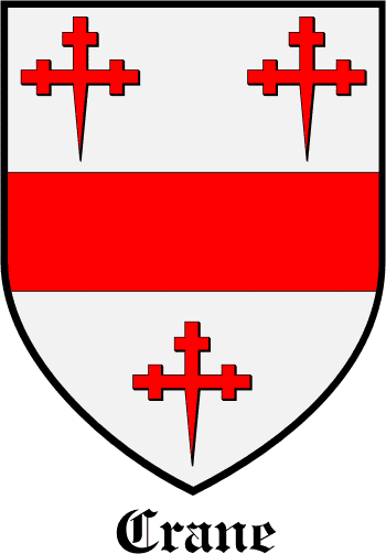 CRANE family crest CRANE family crest