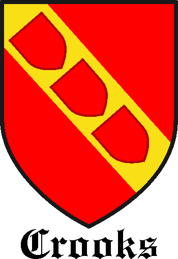 CROOKS family crest CROOKS family crest