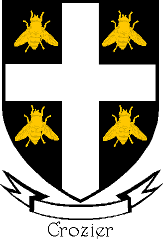 CROZIER family crest CROZIER family crest