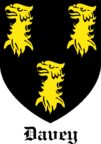 DAVEY family crest DAVEY family crest