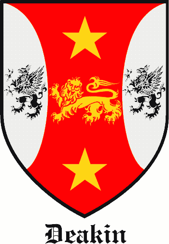 DEAKIN family crest DEAKIN family crest