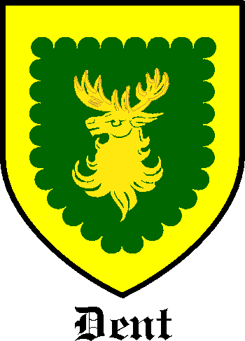 DENT family crest DENT family crest