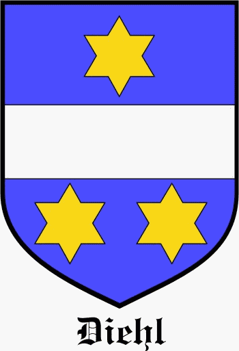 DIEHL family crest DIEHL family crest