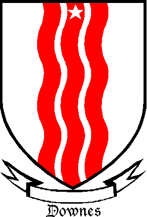 DOWNES family crest DOWNES family crest