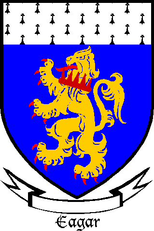 EAGAR family crest EAGAR family crest