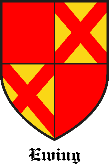 EWING family crest EWING family crest