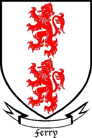 FERRY family crest FERRY family crest