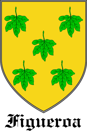 FIGUEROA family crest FIGUEROA family crest