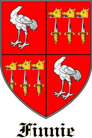 FINNIE family crest FINNIE family crest