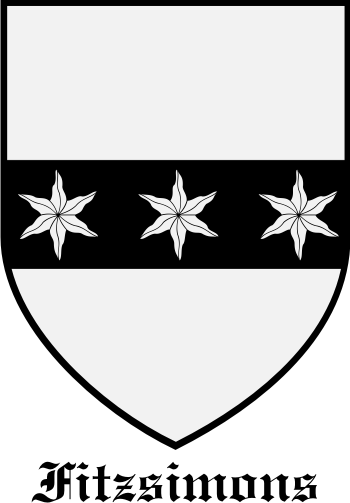 FITZSIMONS family crest FITZSIMONS family crest